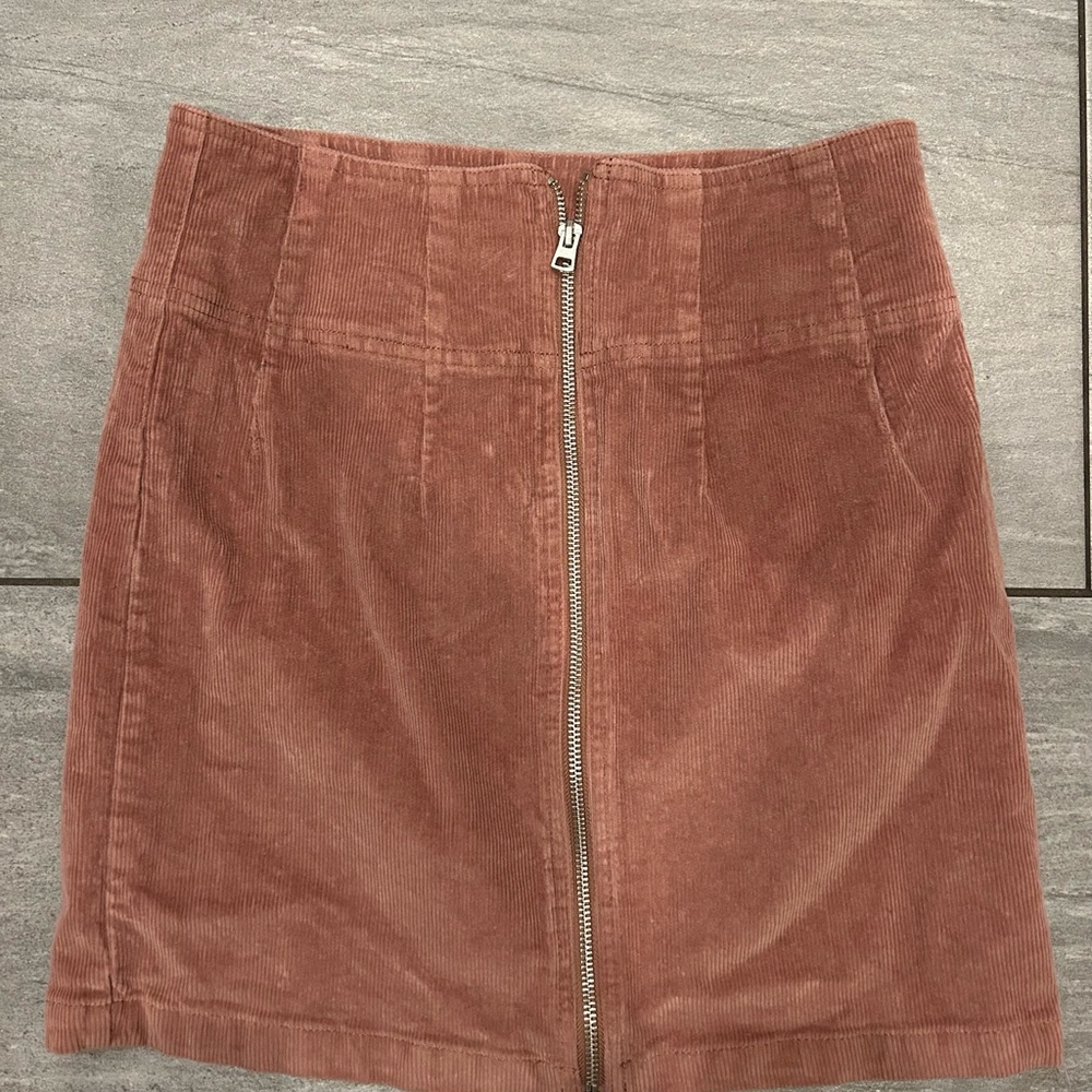 Wild Fable Corduroy Mini Skirt in Warm Brown